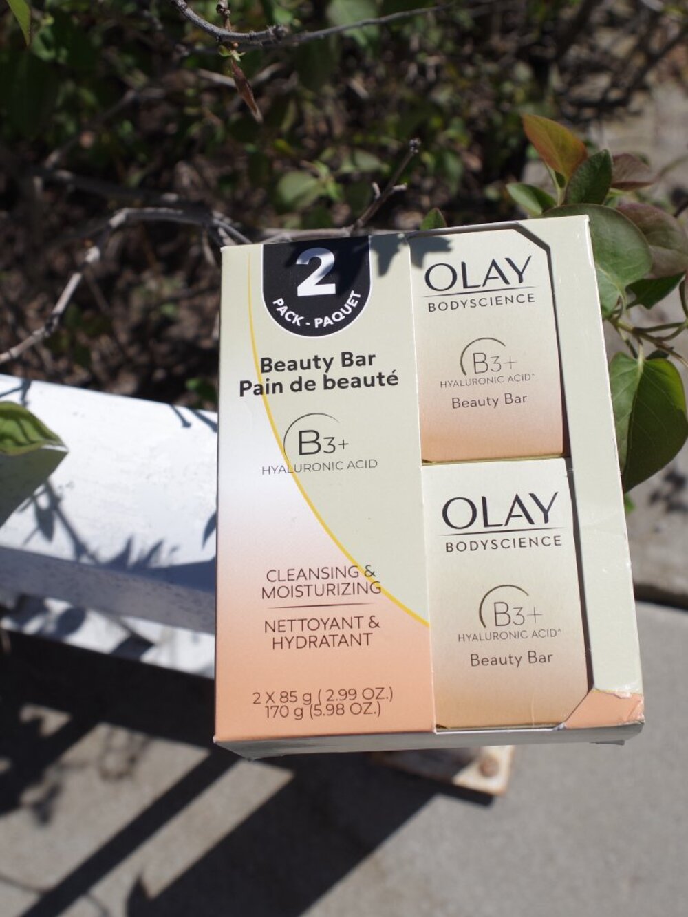 New Two Pack Beauty Bar Olay Cleansing & Moisturizing